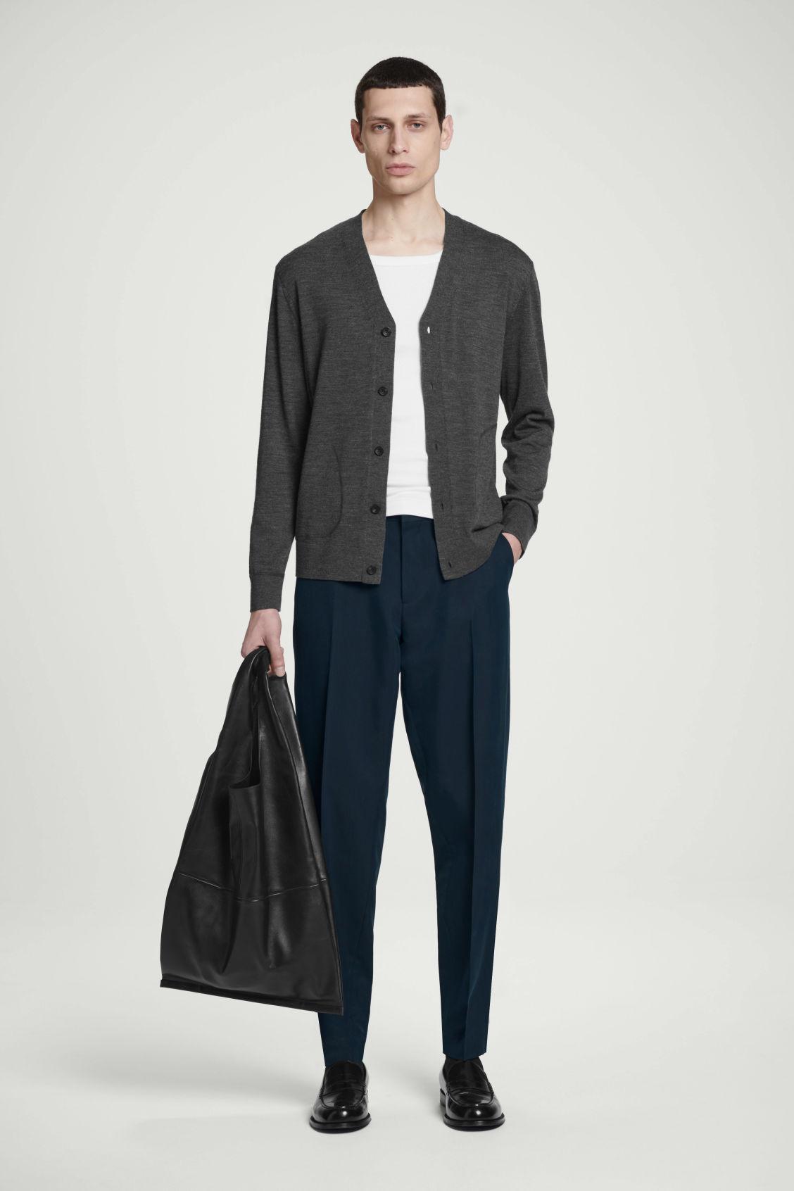 TAILORED STRAIGHT-LEG PANTS Product Image