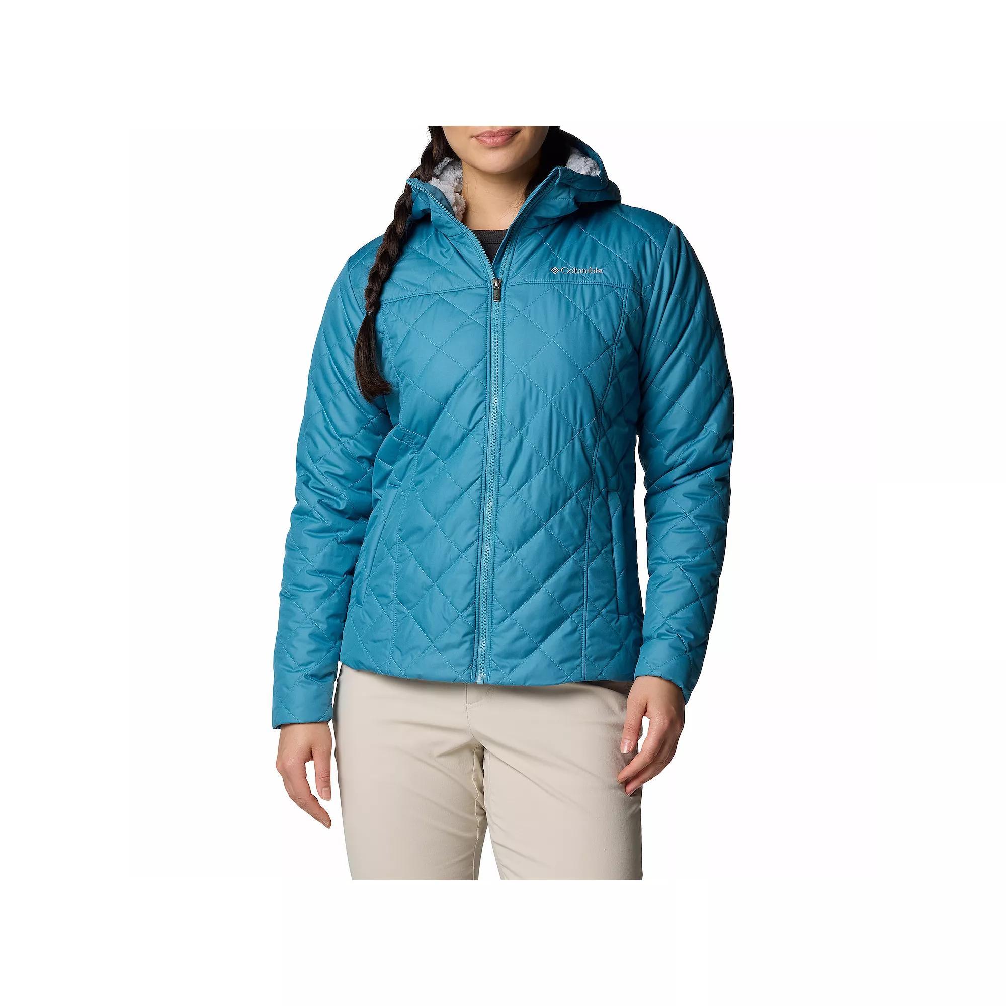 Women's Columbia Copper Crest II Hooded Jacket, Size: XXL, Serenity Product Image