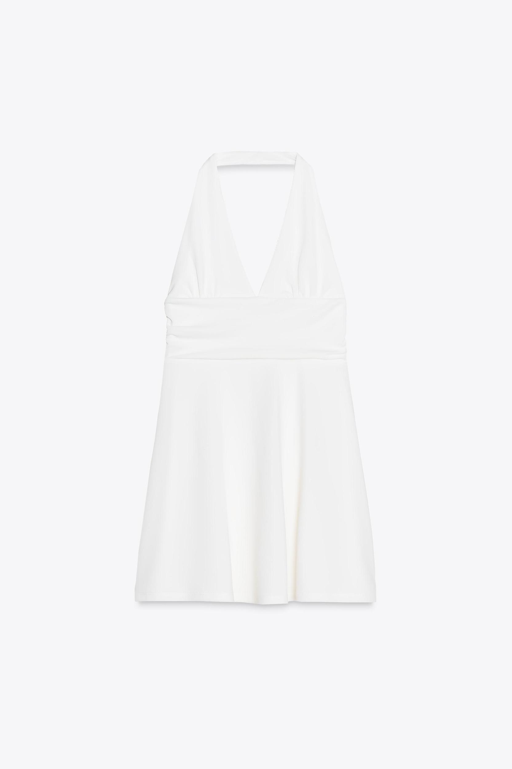 SHORT HALTER DRESS Product Image