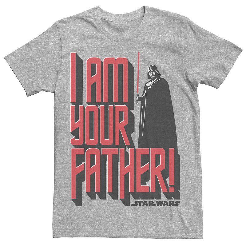 Men's A New Hope Father Figure Tee, Size: Medium, Athletic Grey Product Image