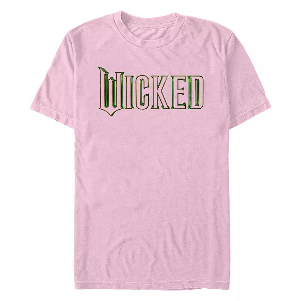 Men's Wicked Logo Title With Soundtrack Comfort Graphic Tee, Size: Small, Blossom Product Image