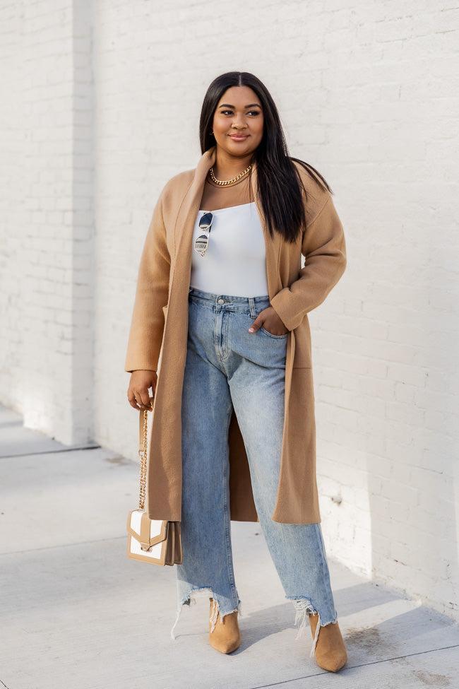 Go Where You Choose Tan Long Cardigan FINAL SALE Product Image