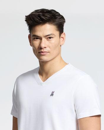 MENS CLASSIC V NECK TEE - B6U100ARPC Male Product Image