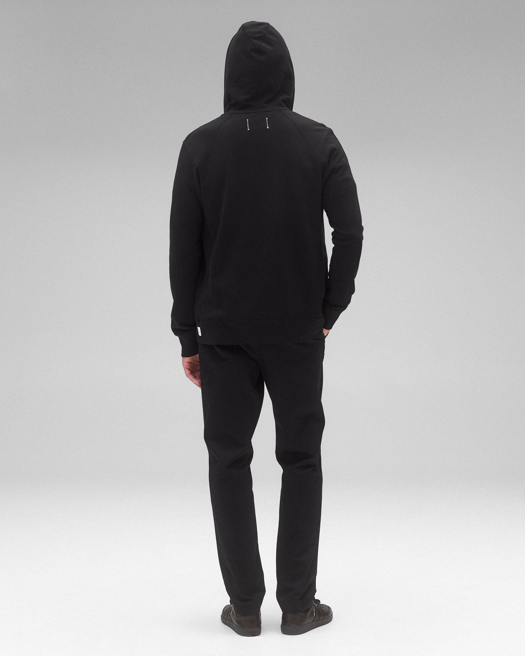 Lightweight Terry Slim Zip Hoodie Male Product Image