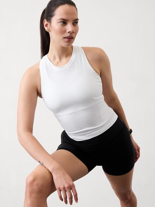 Momentum Seamless High Neck Crop Tank Product Image