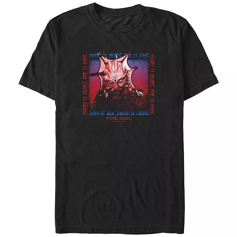 Mens' Jeepers Creepers Every 23 Years For 23 Days Graphic Tee, Men's, Size: 4XB, Black Product Image