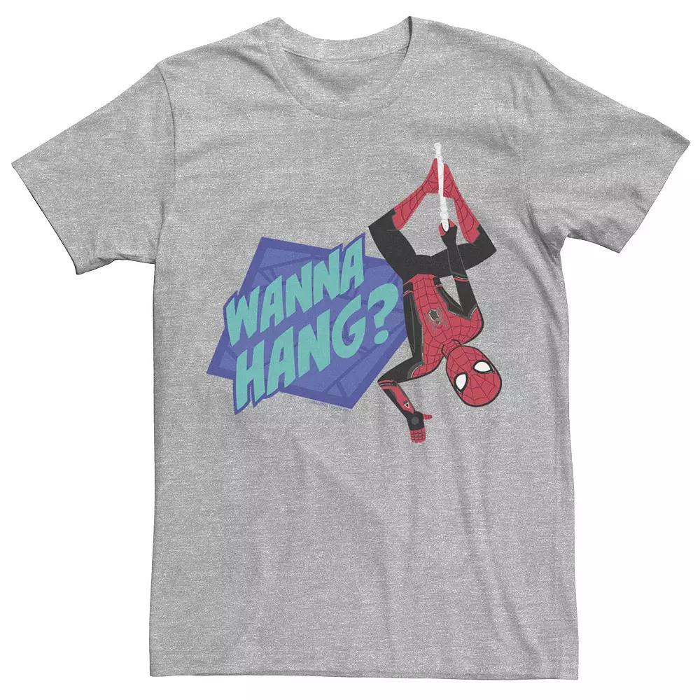 Men's Marvel Spider-Man Far From Home Wanna Swing? Portrait Graphic Tee, Size: XXL, Athletic Grey Product Image