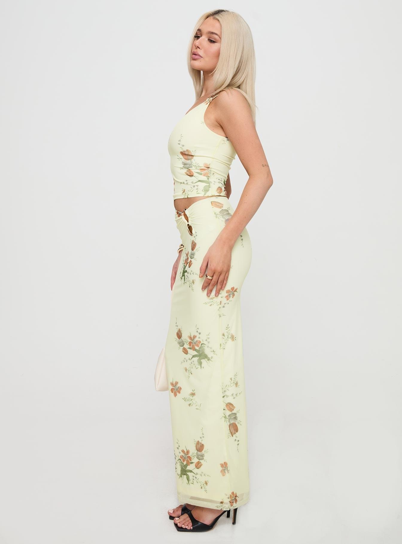 Rios Maxi Skirt Cream Product Image