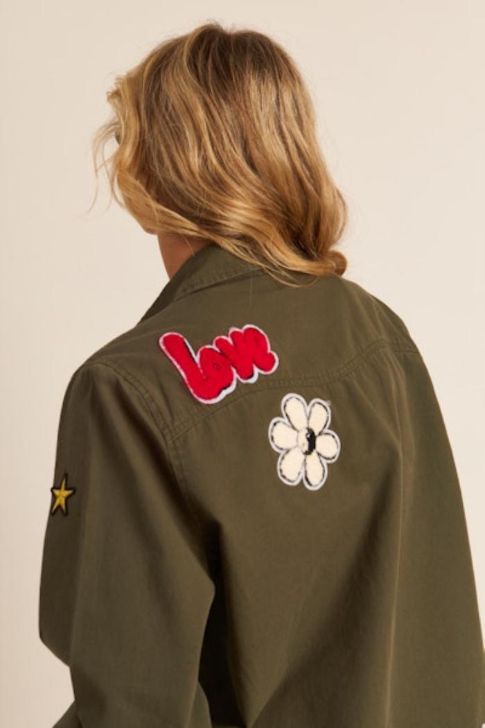 Zane Applique Button Down Product Image