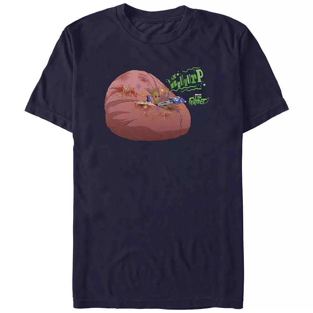 Men's Stranger Things Building A Snowman Graphic Tee, Size: Small, Blue Product Image