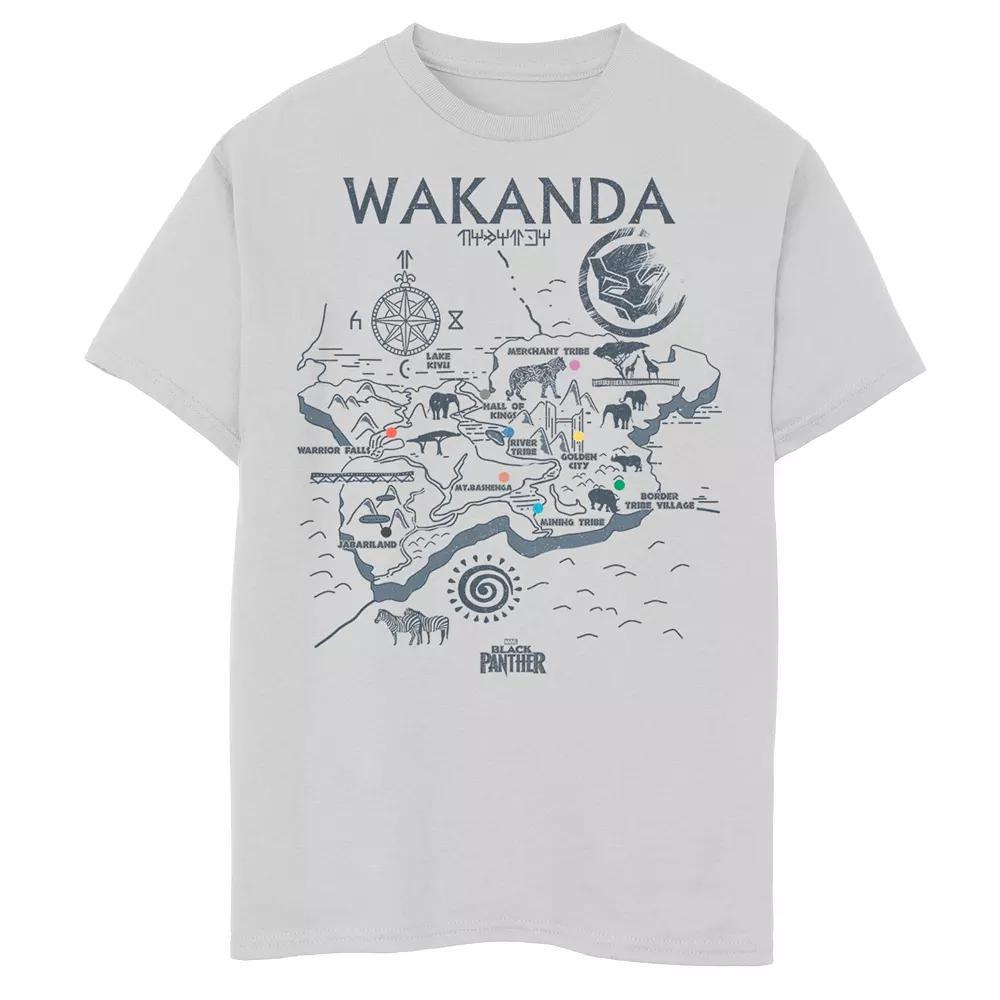Boys 8-20 Marvel Wakanda Map Tee, Boys Product Image