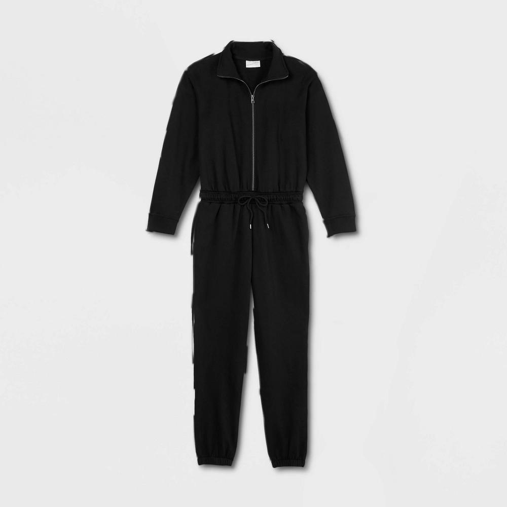 Women's Leisure Studio Long Sleeve Fleece Jumpsuit - Universal Thread™ Product Image
