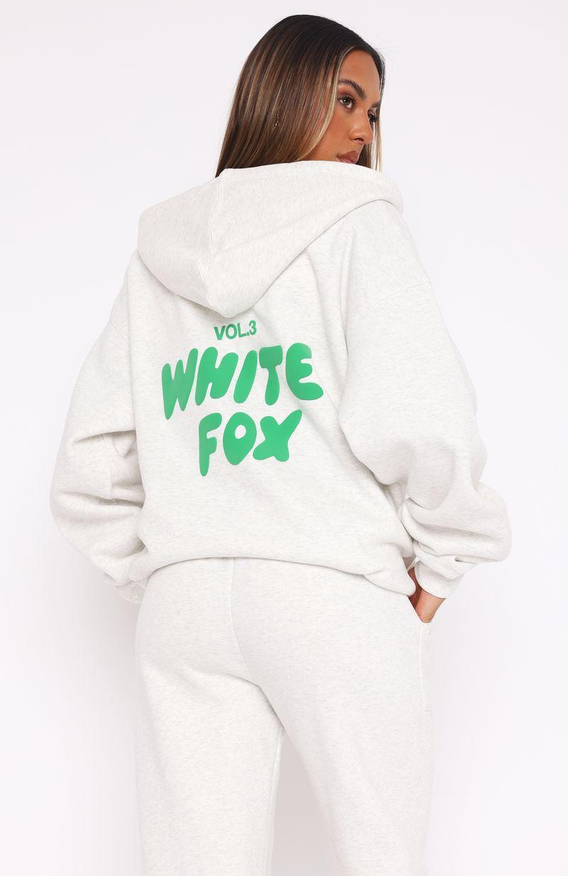 Offstage Zip Front Hoodie Glacier Grey Product Image
