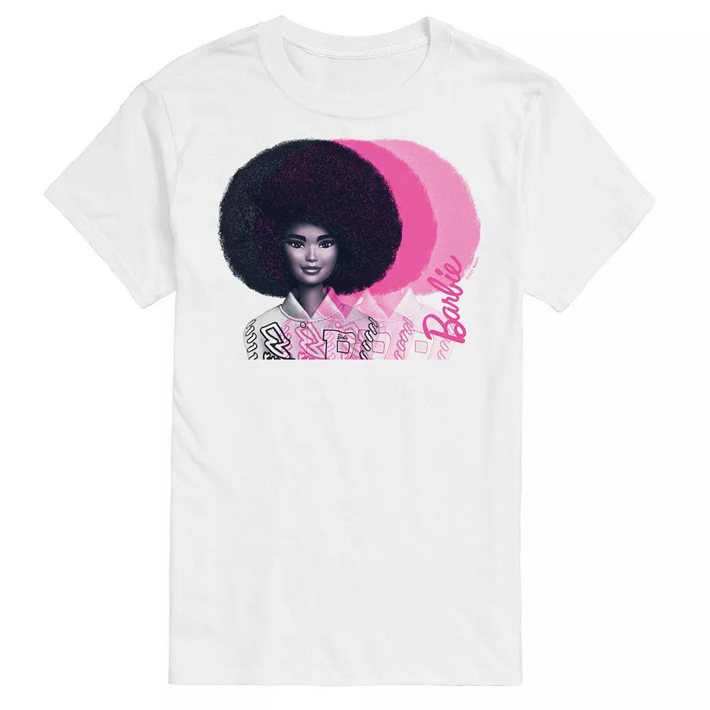 Big & Tall Barbie® Graphic Tee, Men's, Size: Large Tall, White Product Image