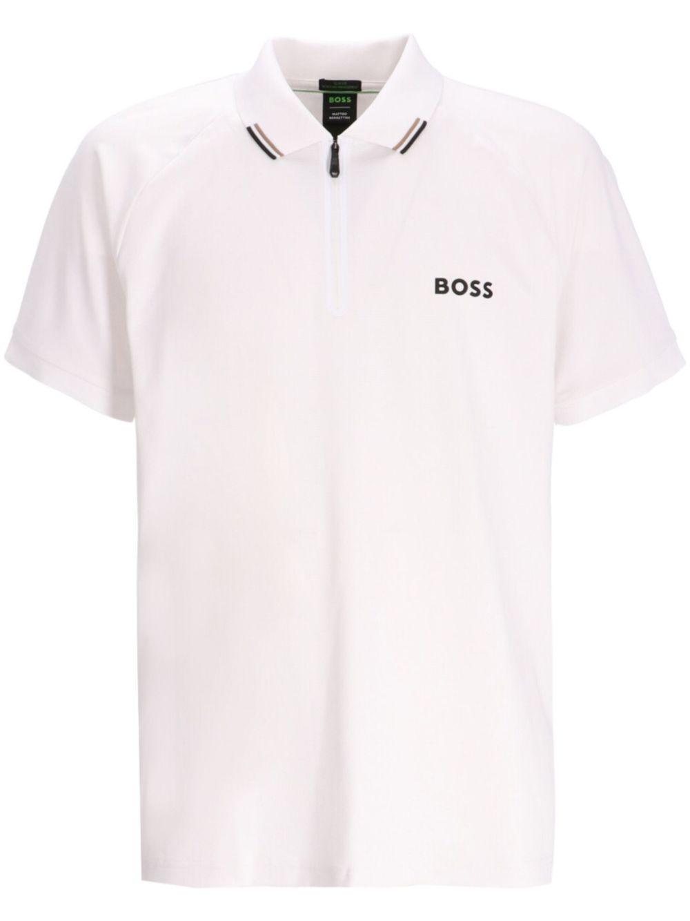 HUGO BOSS X Matteo Berrettini Polo Shirt In White Product Image