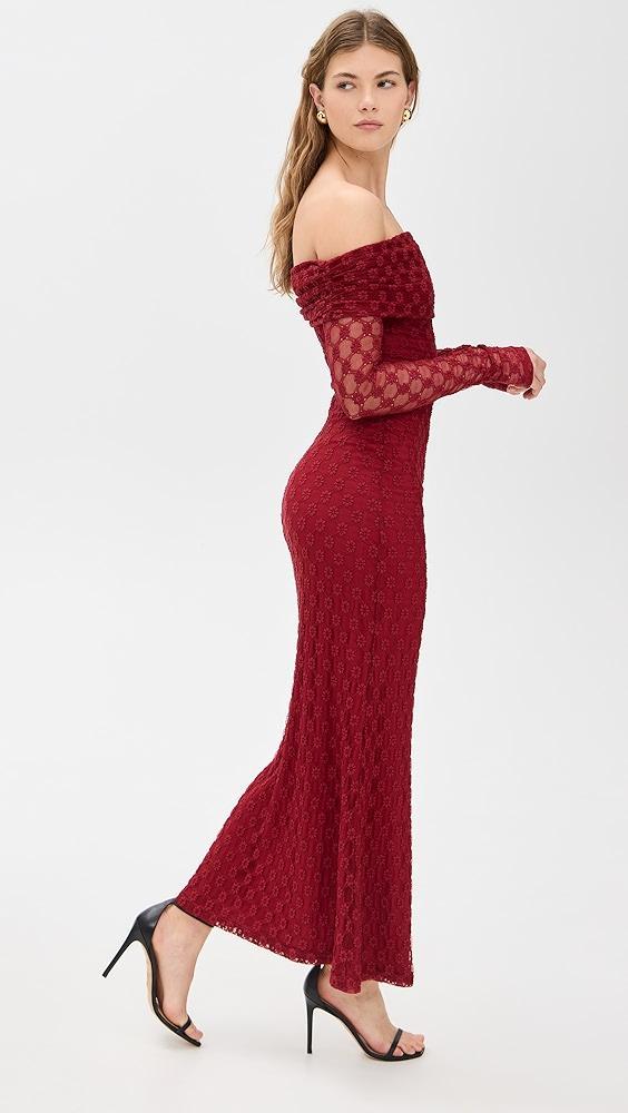 BARDOT Adoni Off Shoulder Maxi Dress | Shopbop Product Image