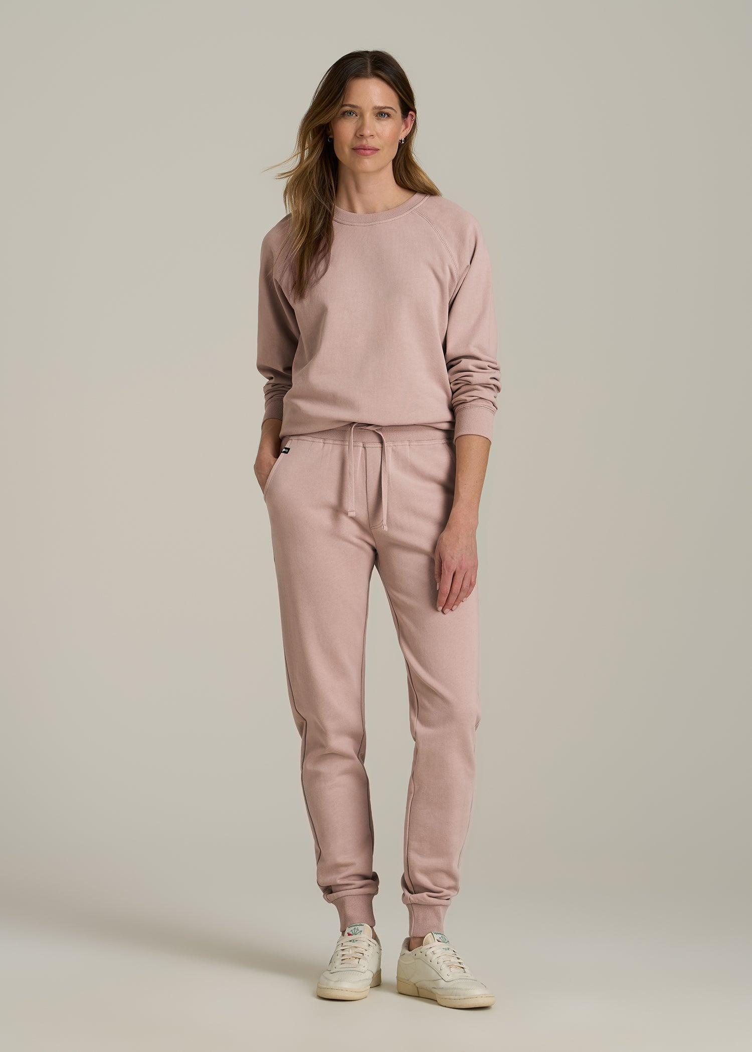 Wearever 2.0 French Terry Joggers for Tall Women in Desert Rose Product Image
