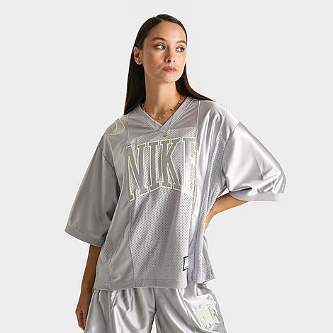 Nike Womens Sportswear Street Oversized Graphic Jersey Product Image
