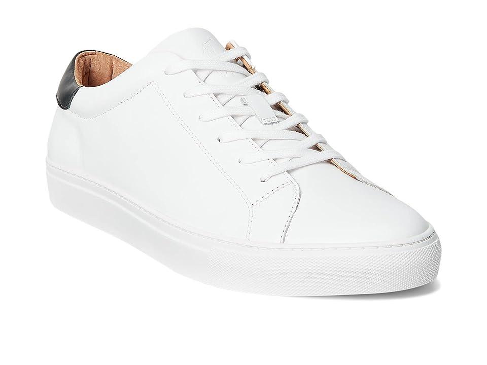 Polo Ralph Lauren Mens Jermain Leather Sneakers Product Image