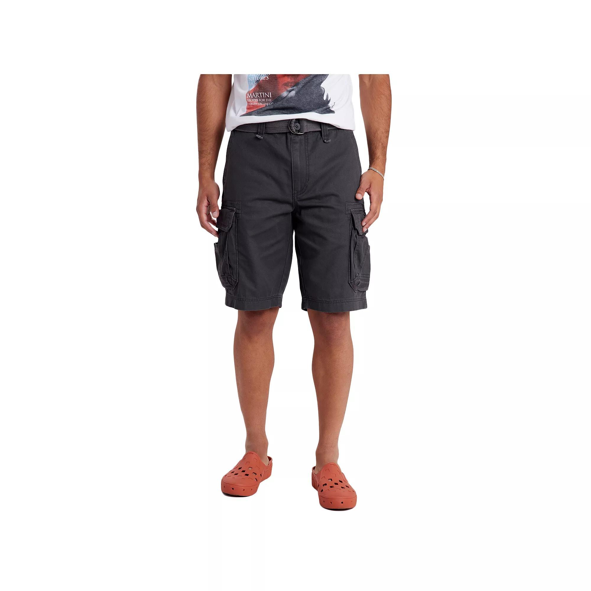 Men's UNIONBAY 11" Survivor Belted Cargo Shorts, Size: 36, Desert Product Image