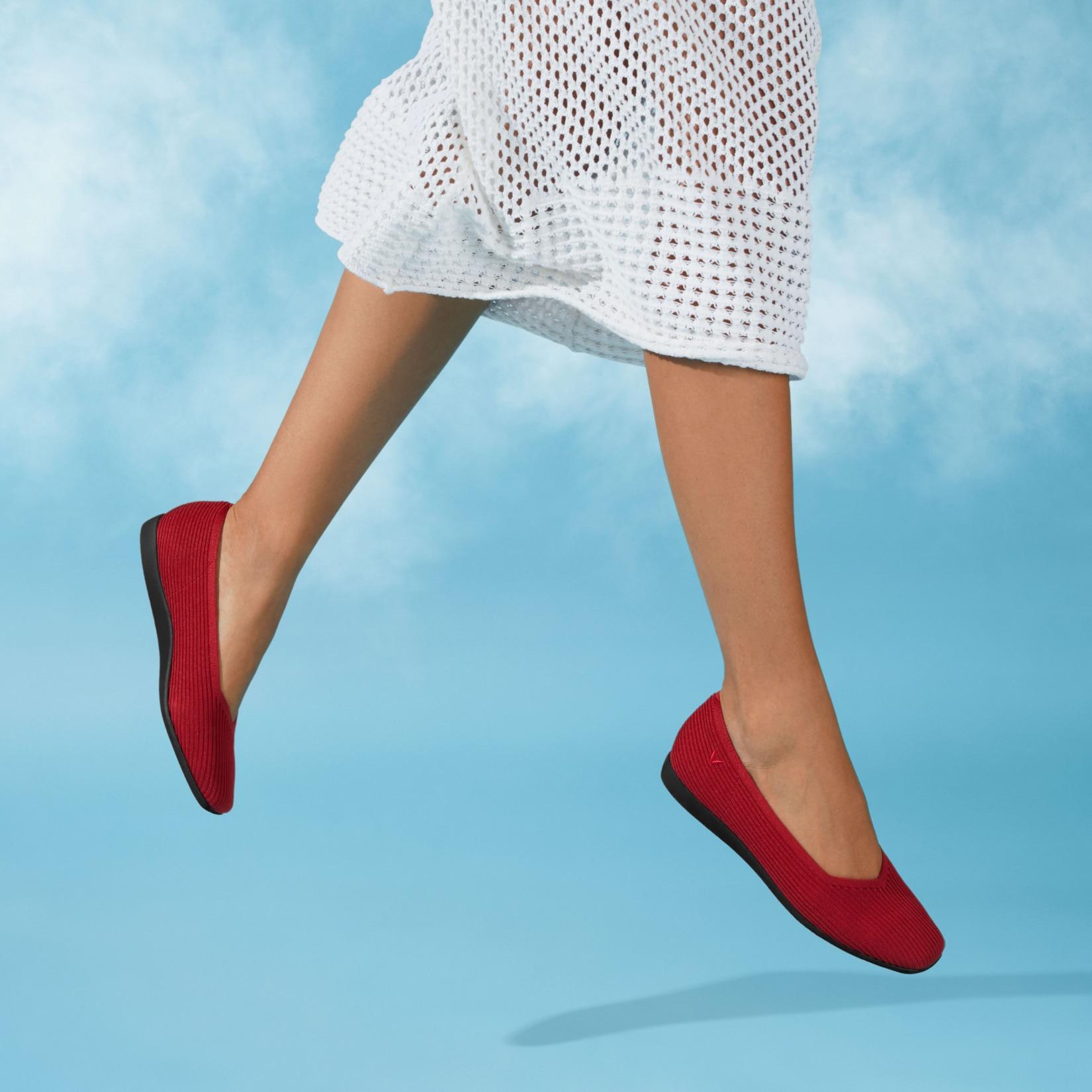 Lightweight Square-Toe V-Cut Flats (Margot Walker) Product Image