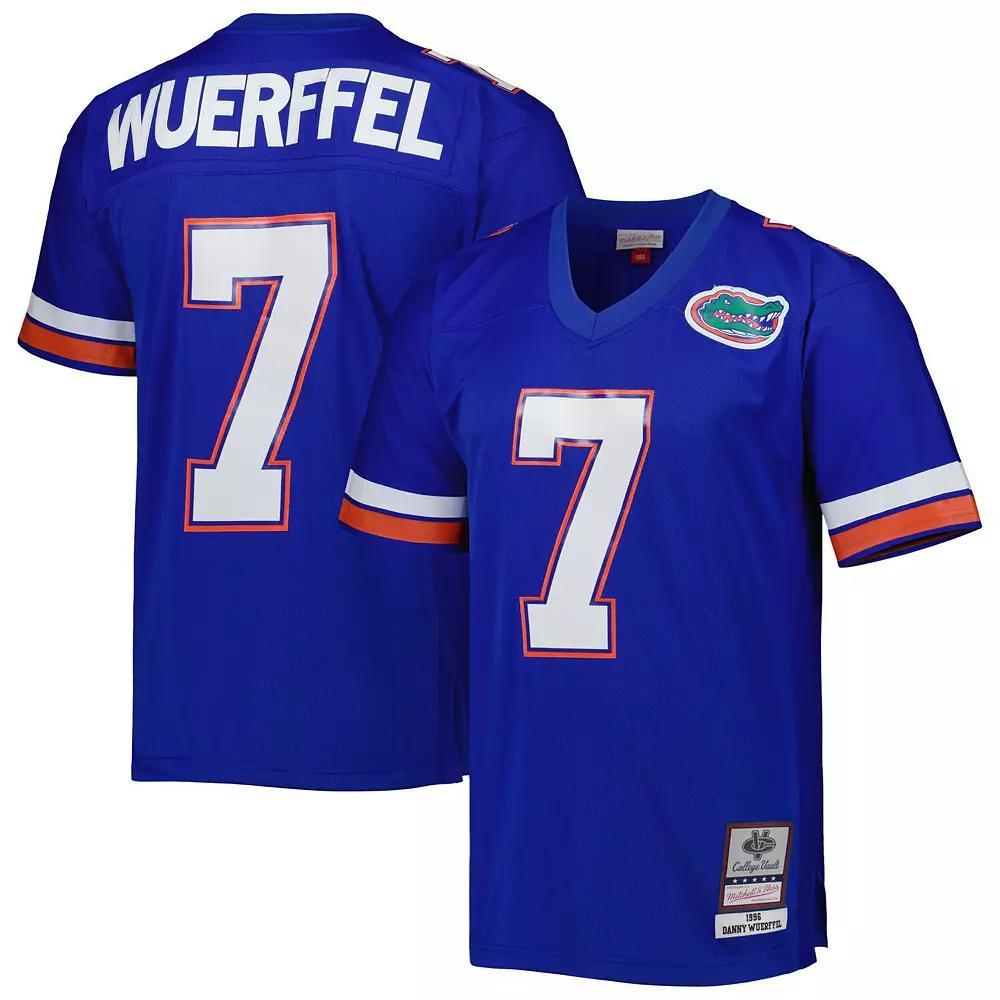 Men's Mitchell & Ness Danny Wuerffel Royal Florida Gators Legacy Jersey, Size: Small, Blue Product Image