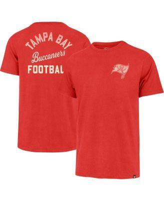 Men's '47 Red Tampa Bay Buccaneers Turn Back Franklin T-Shirt, Size: XL Product Image