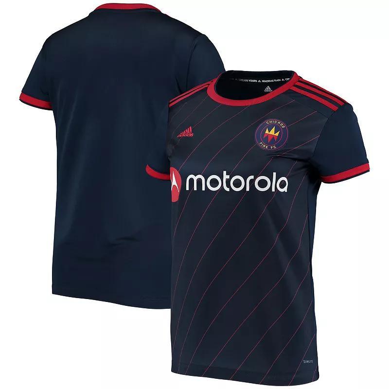 Women's adidas Navy Chicago Fire 2020 Replica Primary Jersey, Size: Medium, Cfs Blue Product Image