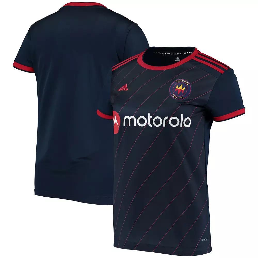 Women's adidas Navy Chicago Fire 2020 Replica Primary Jersey, Size: Medium, Cfs Blue Product Image