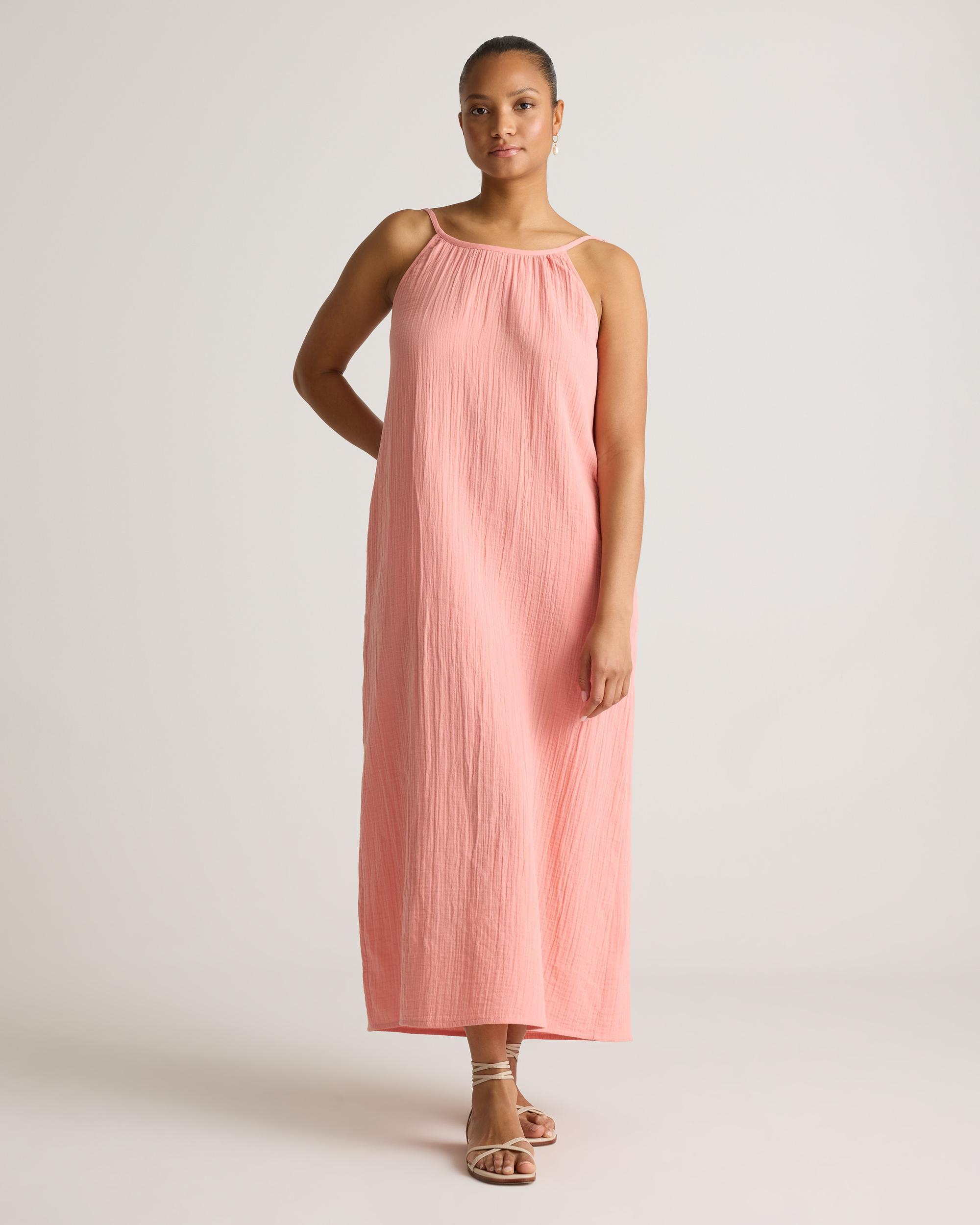 Quince | Women's Gauze Sleeveless Maxi Dress Size XL, Organic Cotton Product Image