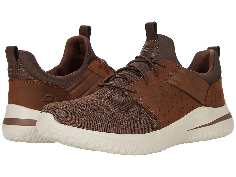 SKECHERS Delson 3.0 - Cicada (Dark ) Men's Shoes Product Image
