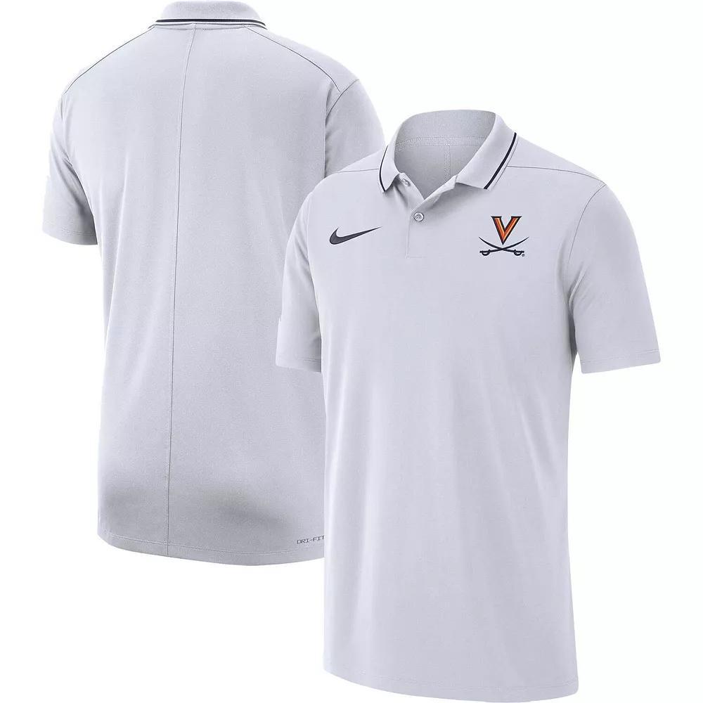 Men's Nike White Arkansas Razorbacks Coaches Performance Polo, Size: 3XL Product Image