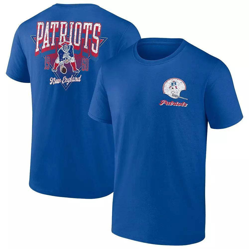Mens Fanatics Royal Dallas Cowboys Big & Tall Throwback Logo T-Shirt Product Image