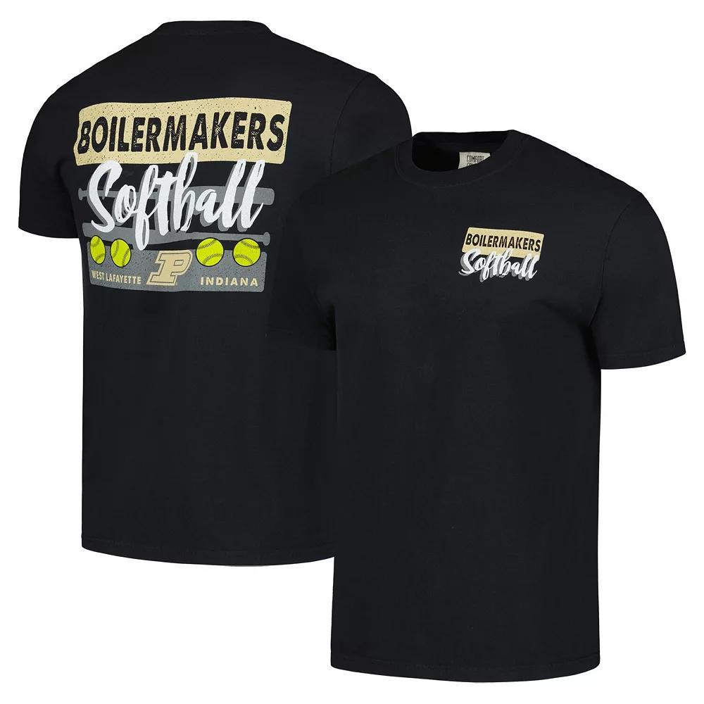 Unisex Black Purdue Boilermakers Gritty Softball Bats Comfort Colors T-Shirt, Adult Unisex, Size: 2XL Product Image