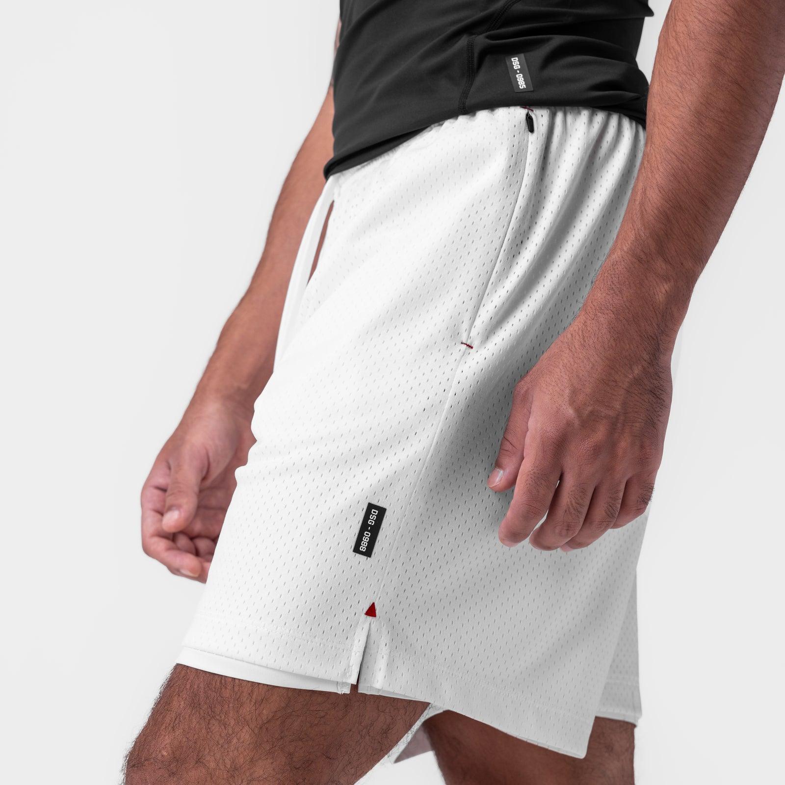 0988. Reversible 2-in-1 Short - White Product Image