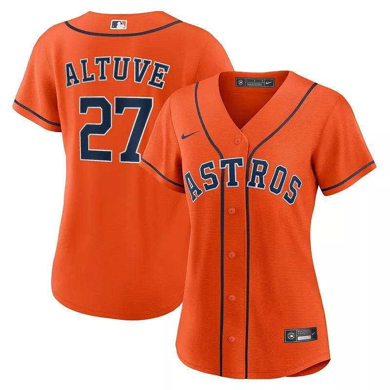 Women's Nike Jose Altuve Orange Houston Astros Alternate Replica Player Jersey, Size: Medium Product Image