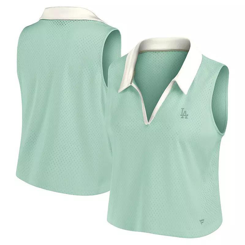 Womens Fanatics Mint Miami Dolphins Studio Wellness V-Neck Tank Top Product Image
