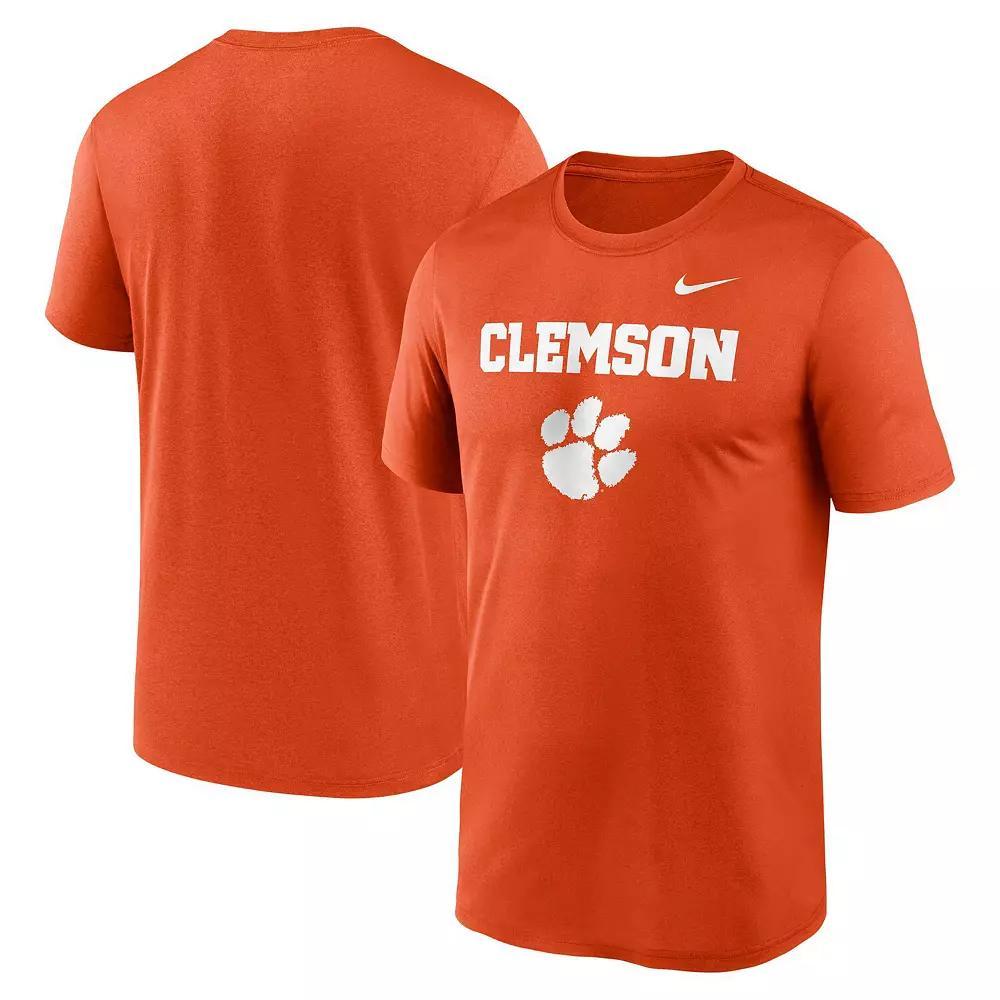 Men's Nike Orange Clemson Tigers Lockup Legend Performance T-Shirt, Size: Large Product Image