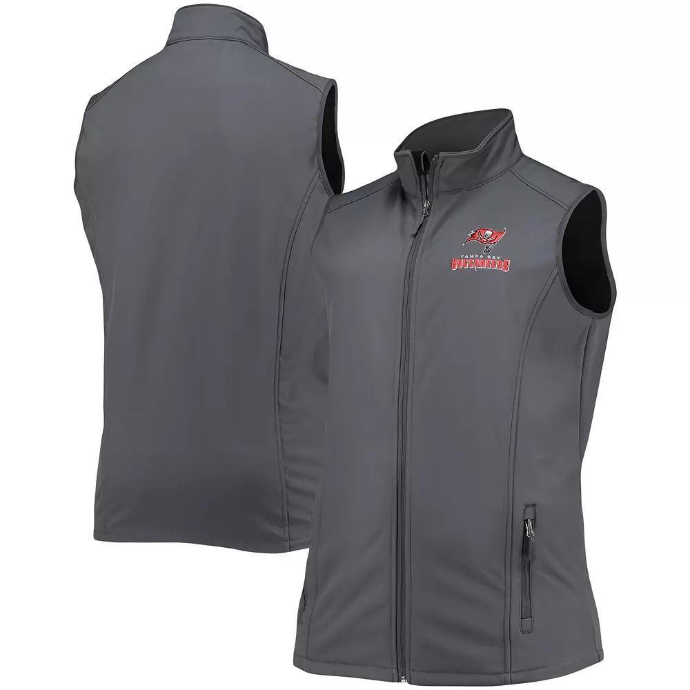 Men's Dunbrooke Charcoal Tampa Bay Buccaneers Big & Tall Archer Softshell Full-Zip Vest, Size: XLT Product Image