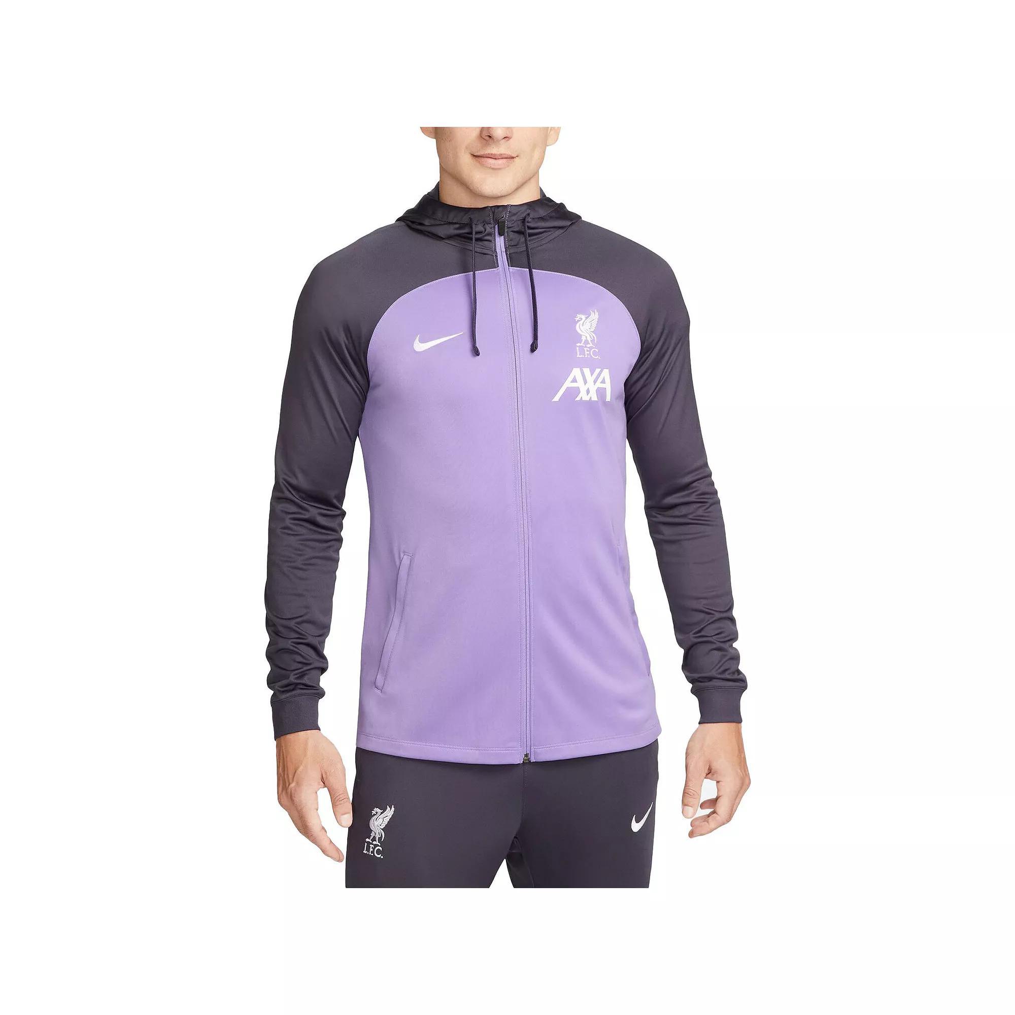 Men's Nike Purple Liverpool 2023/24 Strike Raglan Full-Zip Track Jacket, Size: Medium, Lvp Purple Product Image
