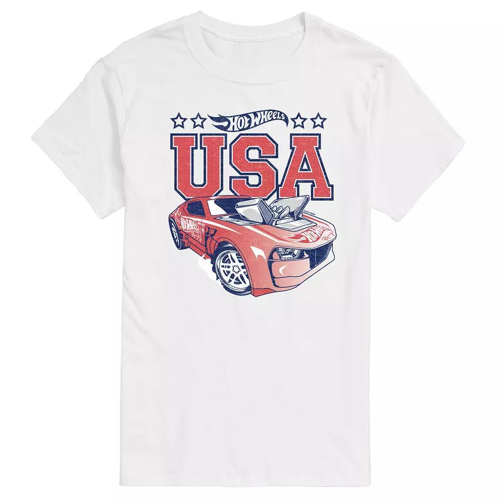 Mens Hot Wheels USA Graphic Tee Product Image