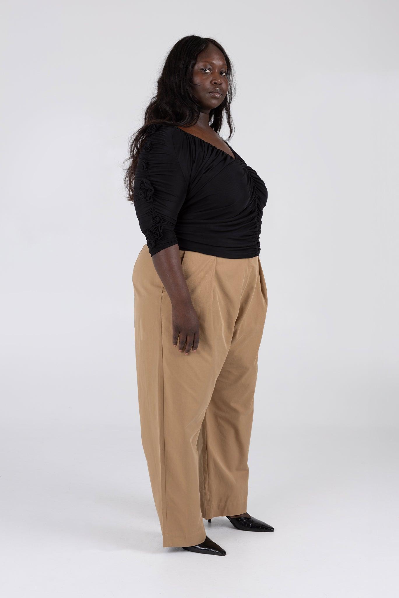 Rose Top - Black Product Image