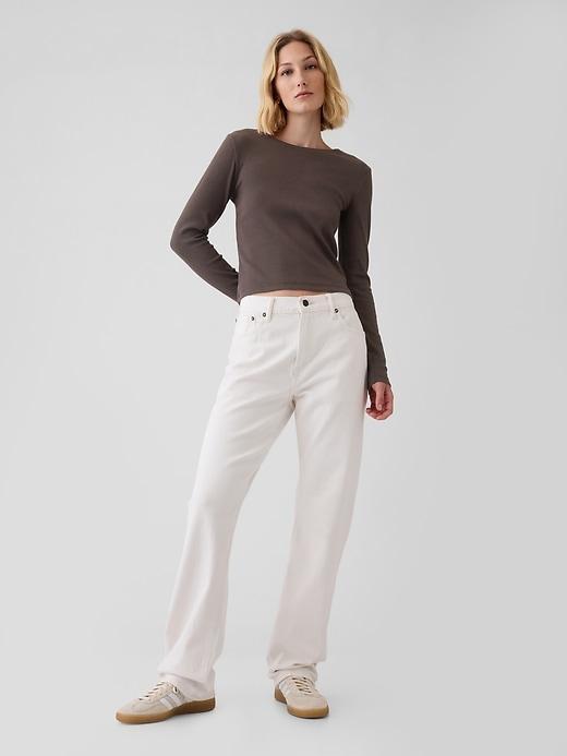 Modern Rib Cropped T-Shirt Product Image