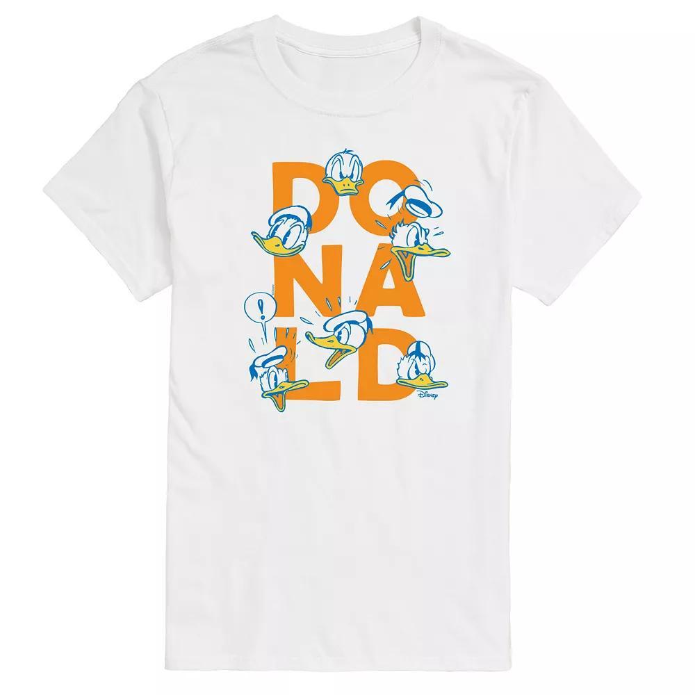 Disneys Donald Duck Big & Tall Founding Feather Graphic Tee, Mens Product Image