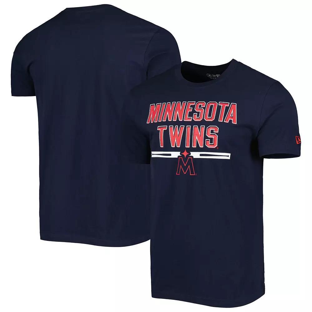 Men's New Era Navy Minnesota Twins Batting Practice T-Shirt, Size: Large, Blue Product Image