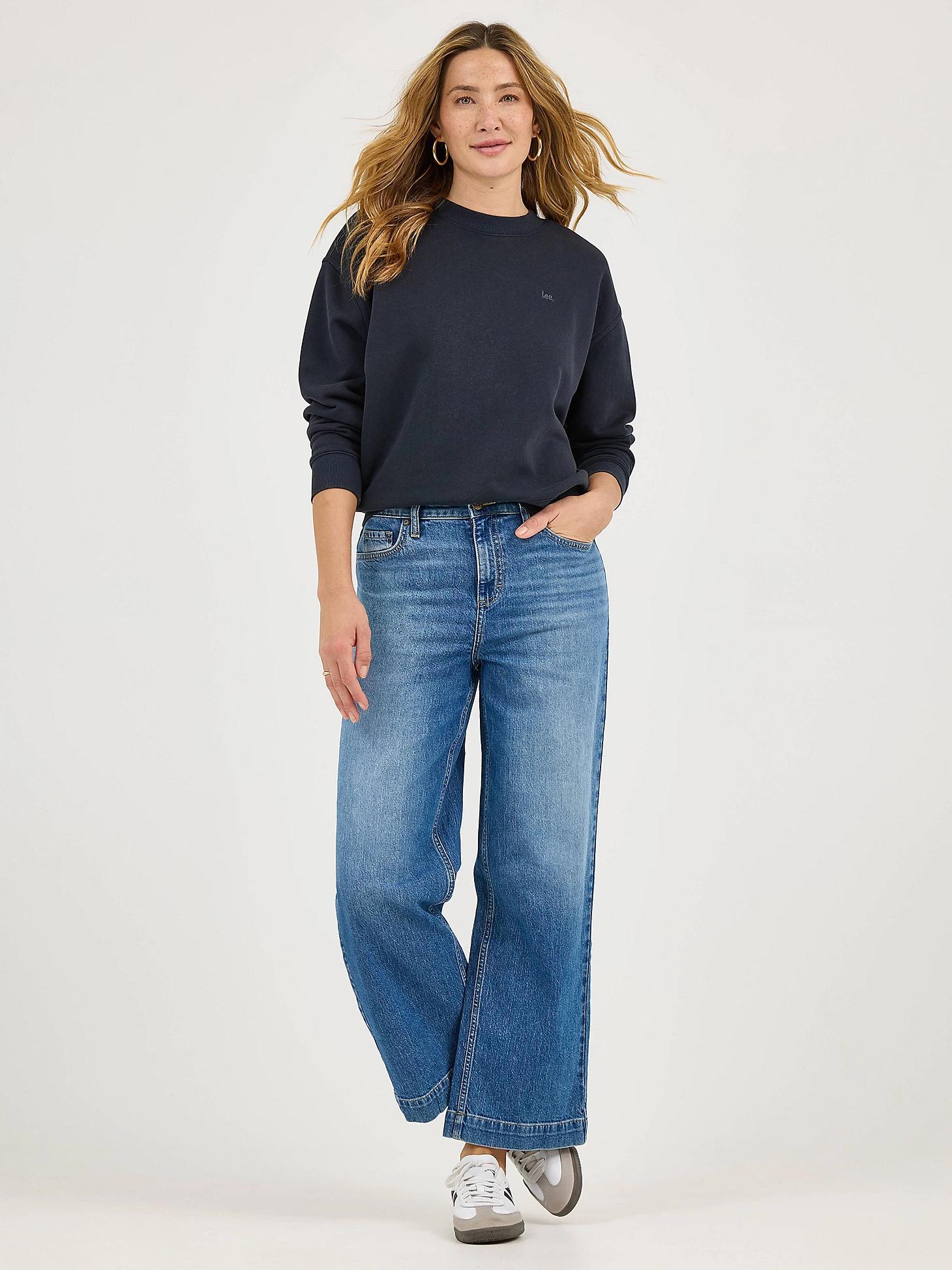 Women's Legendary Wide Leg Crop Jean | Women's Capris & Crops | Lee® Product Image