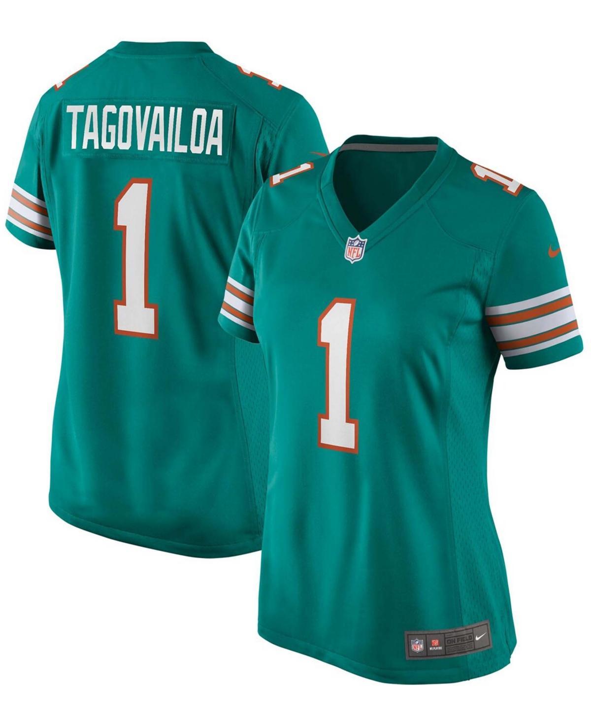 Women's Nike Tua Tagovailoa Aqua Miami Dolphins Game Jersey, Size: XL, Turquoise A Product Image