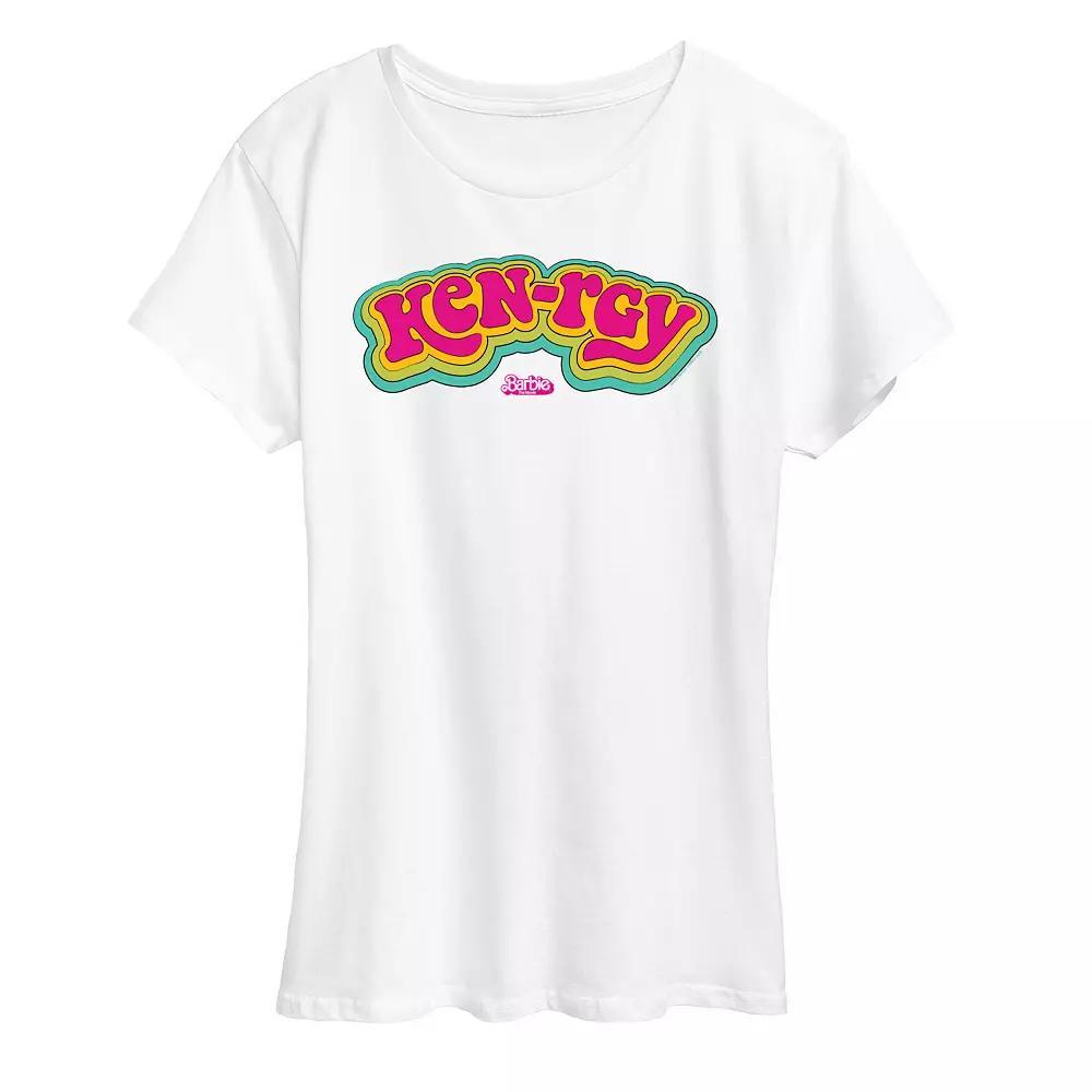 Womens Barbie The Movie Kenergy 70s Graphic Tee, Girls Product Image