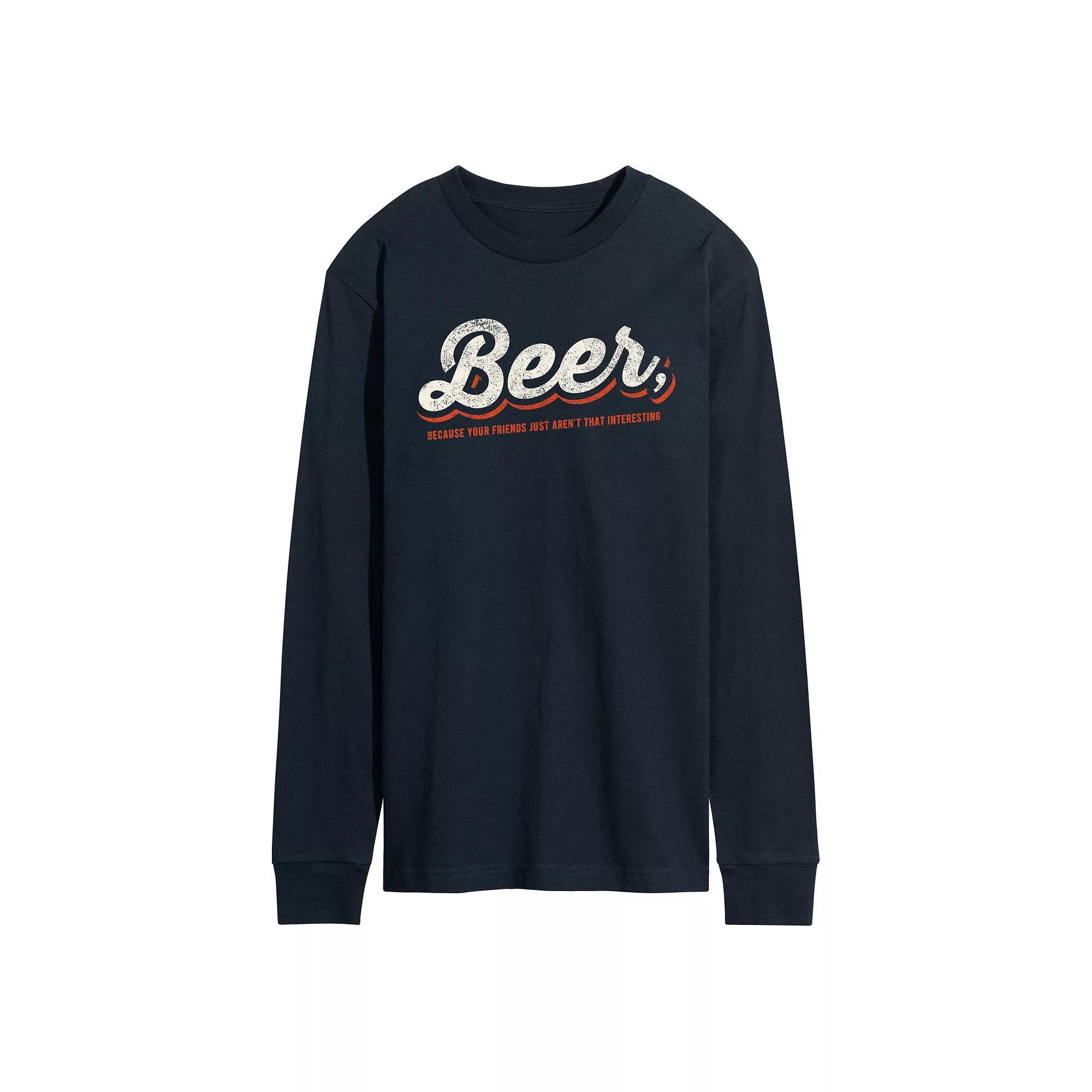 Mens Makes Me Awesome Graphic Tee Blue Product Image