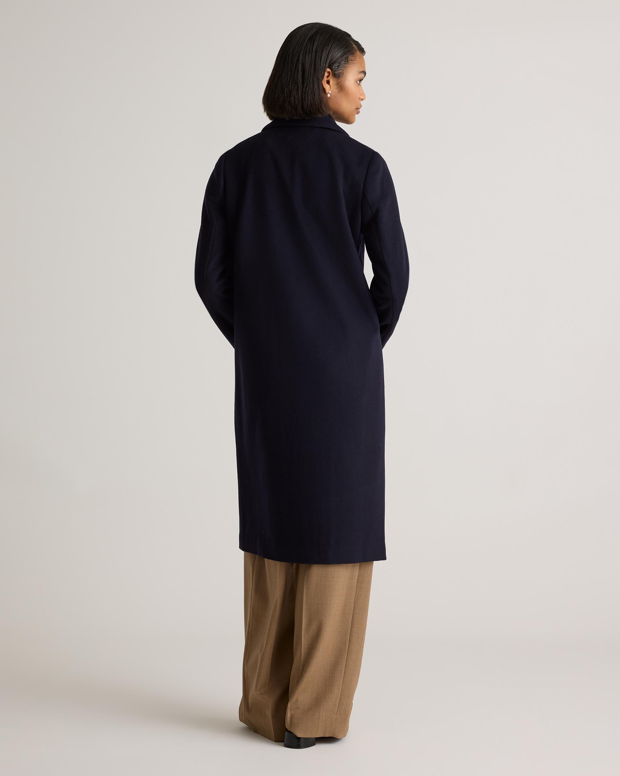 Quince | Women's Italian Wool Classic Single-Breasted Coat Wool/Nylon Product Image